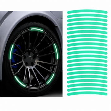 Reflective Wheel Stickers (20 pcs)