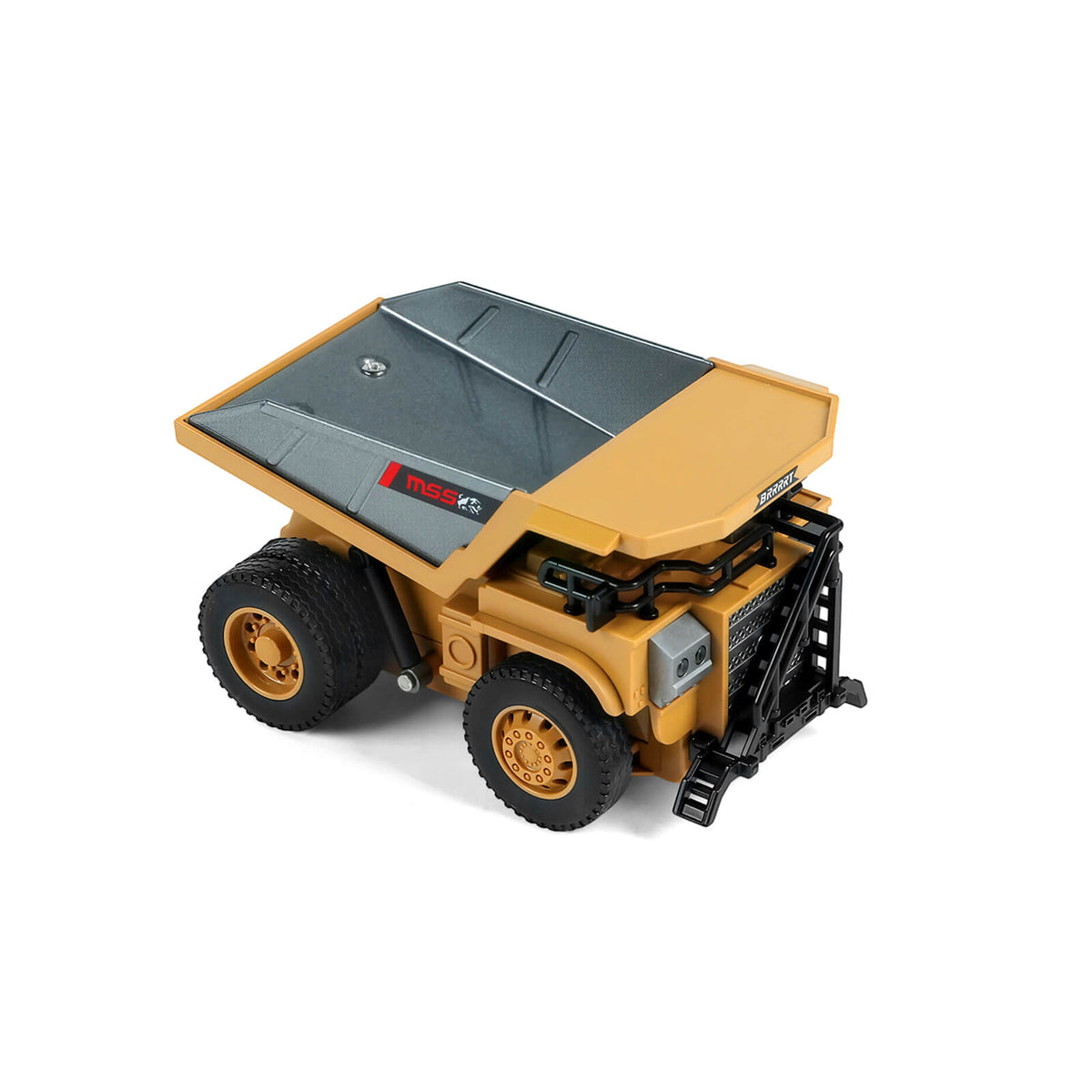 BO 1:64 Mini RC Dump Truck high-angle view