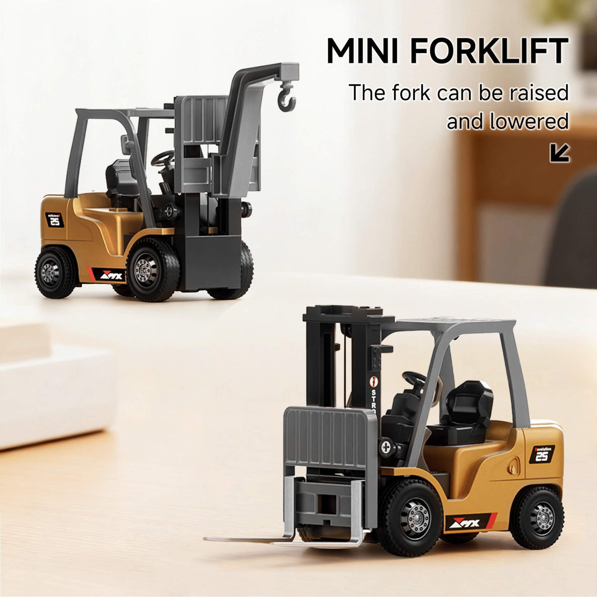 BO Mini Forklift adjustable lifting forks